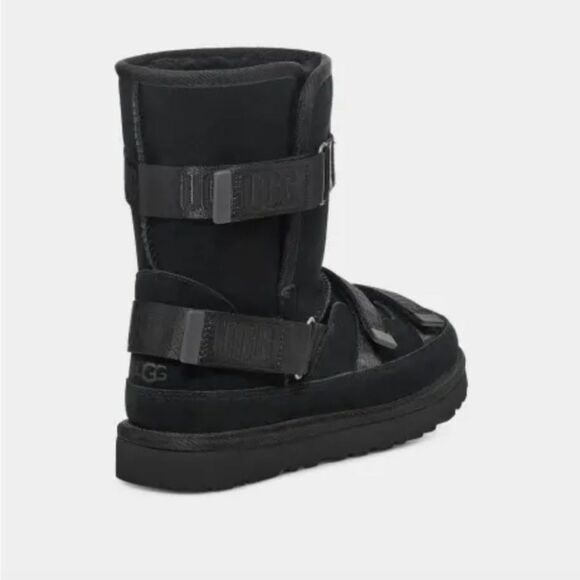 Ugg Classic Short Hybrid Boot- Black - Picture 4 of 11